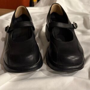 Dansko-Classic Black Mary Jane Shoes